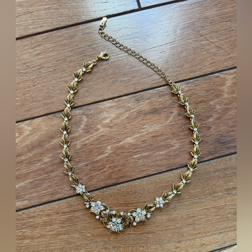 Gold Flowered Costume Jewelry